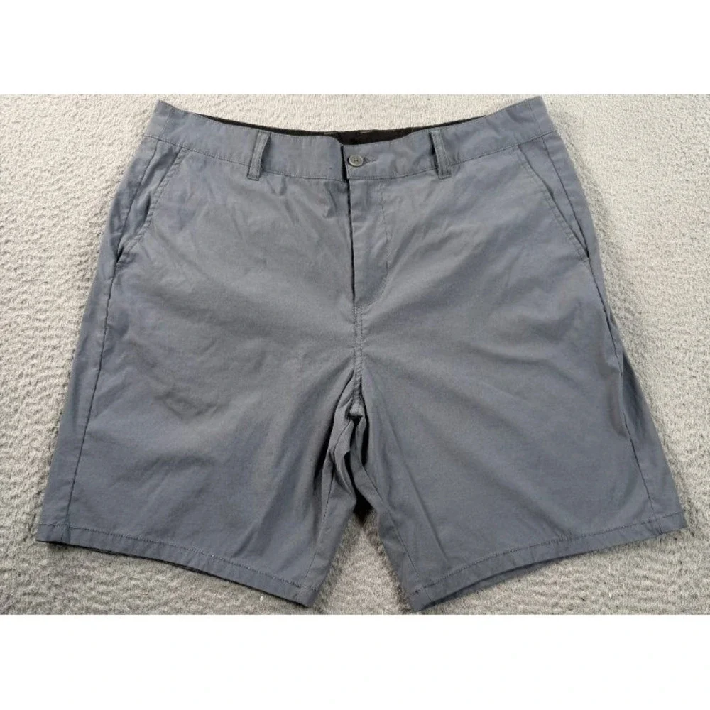 Marsh Wear Shorts Men 36 Gray Fishing Hybrid  Nylon Spandex Stretch 8
